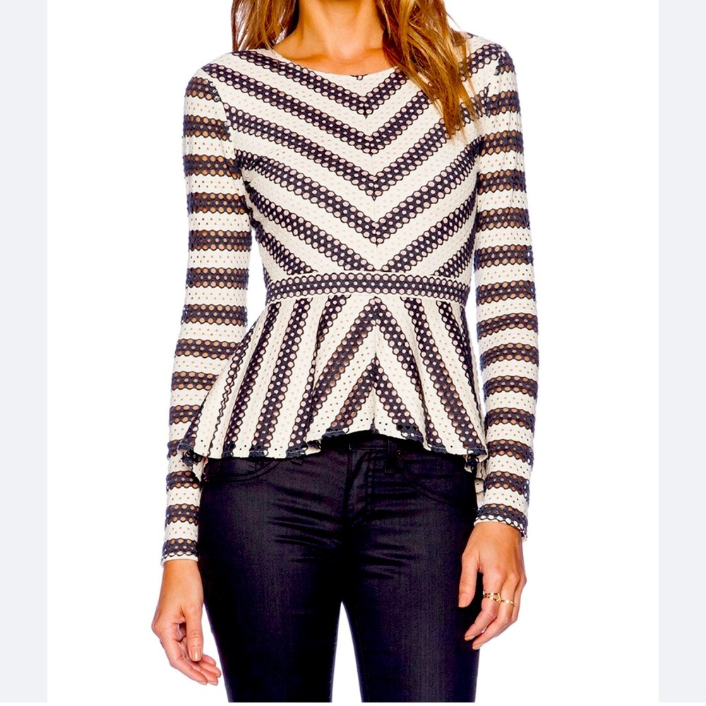 BCBG Max Azria Peplum Top